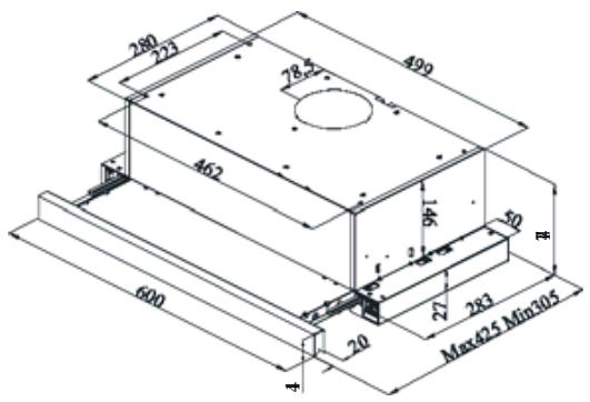 CANDY CBT9240X - TECHNICAL DRAWING - 2