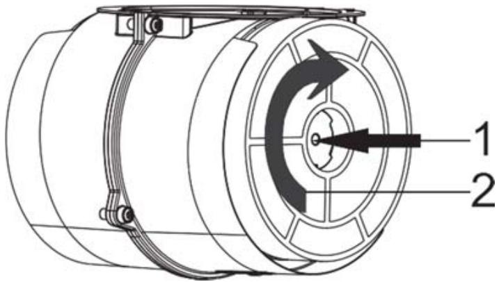 CANDY CBT9240X - Sustitución del filtró de carbón AF 90 - 1