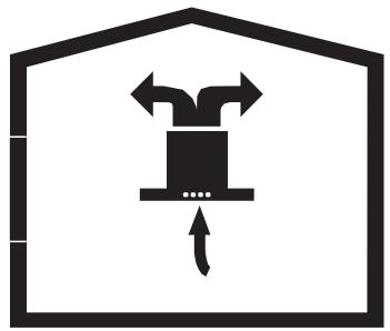 CANDY CBT9240X - Tryb recyrkulaccigowietrza wewnetrznego - 2