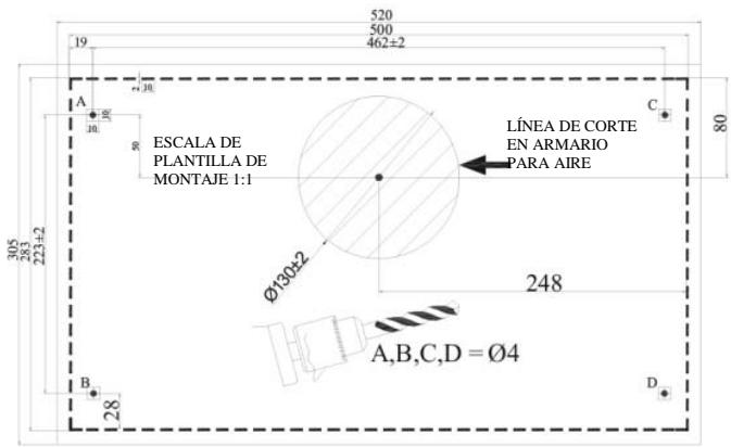 CANDY CBT9240X - Taladro de los orificios de enganche - 1