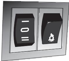 CANDY CBT9240X - Interruptor basculante de 2 velocidades - 1