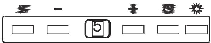 CANDY CBT9240X - Przelacznik cyfrowy 5 prędkosci - 1