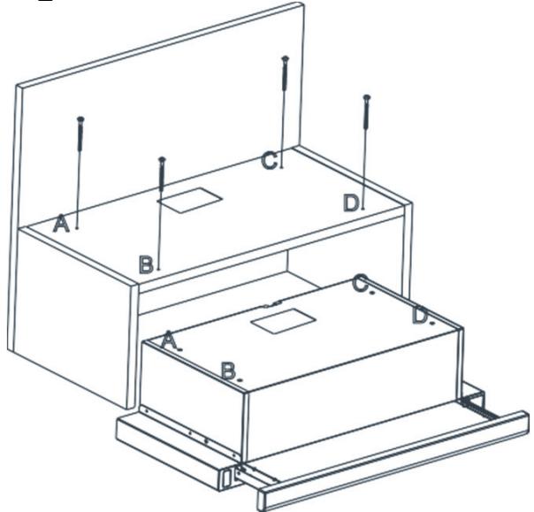 CANDY CBT9240X - Perçage des trous de suspension - 2