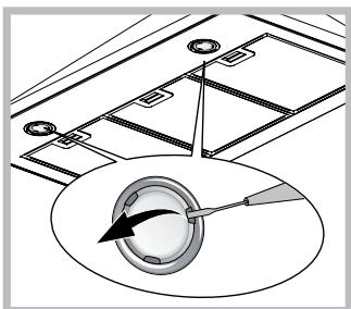 INDESIT IHP 7.5 C M IX - Replacing the bulbs - 1