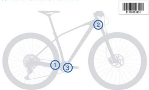 ORBEA KERAM 10 - KERAM 30 - REGISTER YOUR BICYCLE - 3