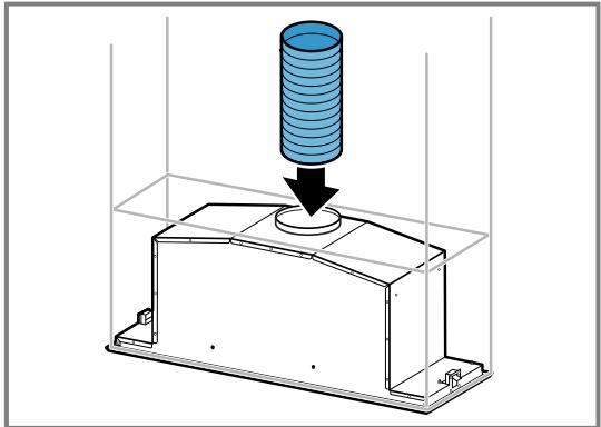 NEFF D55ML66N1 - Abluftverbindung herstellen - 1