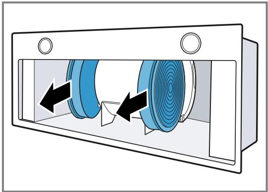 NEFF D55ML66N1 - Smontaggio del filtro antidore - 1