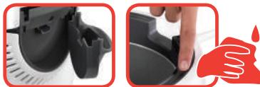 MOULINEX EPC09 - Precaución con el USB: El agua no debe alcanzar el puerto USB - 3