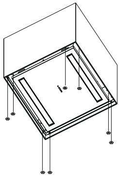 ROBLIN EPSILONE 400 - BEVESTIGING VAN DE GLASPLATEN - 3