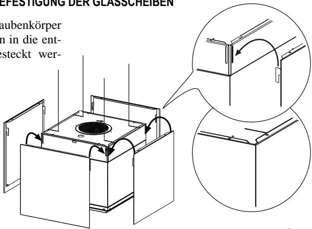 ROBLIN EPSILONE 400 - BEFESTIGUNG DER GLASSCHEIBEN - 1
