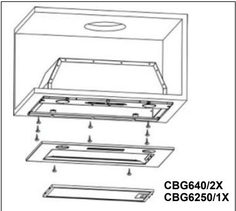 CANDY CBG625/1N  -  CBG625/1X/P - Instalace - 2
