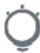 CANDY CBG625/1N  -  CBG625/1X/P - Pulsante di illuminazione - 1