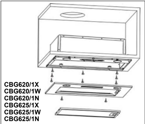 CANDY CBG625/1N  -  CBG625/1X/P - Instalace - 1