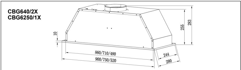 CANDY CBG625/1N  -  CBG625/1X/P - Voorbereiden om te installeren: - 5