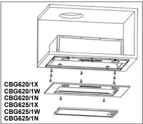CANDY CBG625/1N  -  CBG625/1X/P - Installazione - 1
