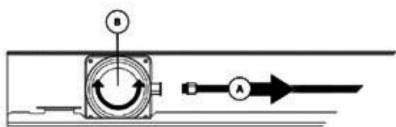 NOVY 7602 FLAT'LINE - Uitmelen van de LED lamp - 1