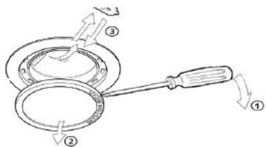 ROSIERES RHP67000/1LIN - SOSTITUZIONE DELLE LAMPADINE - 7
