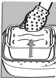 MOULINEX OW5003 XXL+ BAGUETTES - It can also sometimes be useful to check the state of the dough during the second kneading: it should form an even ball which comes away easily from the walls of the pan. - 16