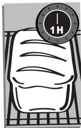 MOULINEX OW5003 XXL+ BAGUETTES - It can also sometimes be useful to check the state of the dough during the second kneading: it should form an even ball which comes away easily from the walls of the pan. - 17