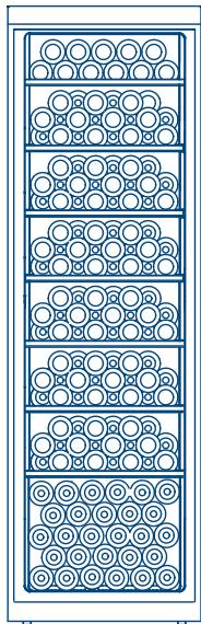 HAIER HWS116GAE - Názy součástí vinotéky - 4