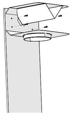 BEKO BHCB63640BH - Instalação do defletor de ar - 4