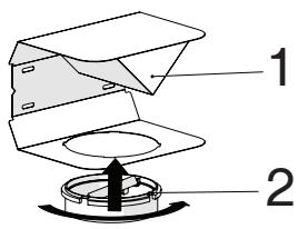 BEKO BHCB63640BH - Installatie van het Air Baffle - 3