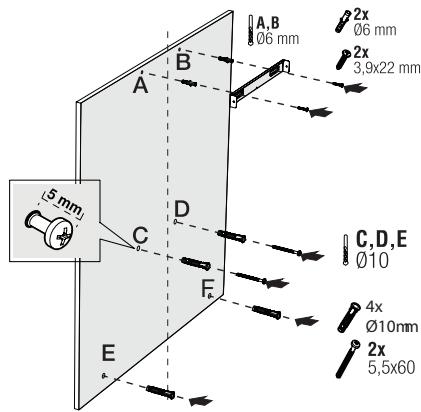 BEKO BHCB63640BH - Montaje en la pared - 1