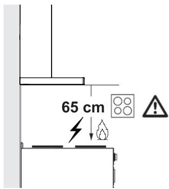 BEKO BHCB63640BH - Positie van het toestel - 1