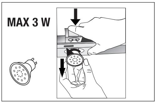 BEKO BHCB63640BH - Substituição da lâmpada - 1