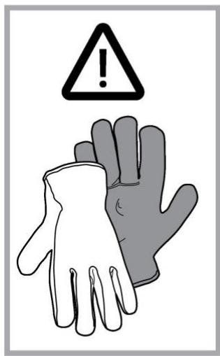 Warning symbol image showing a hand holding a warning triangle with an exclamation mark above it.