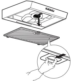 IKEA LAGAN 203.889.67 - Manutenzione del filtro antigrasso: - 1