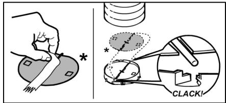 Diagram illustrating a clamping technique with labeled components and tool path