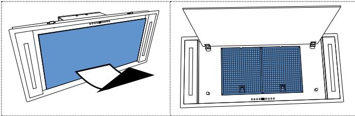 FRANKE GALAXY PLUS FGPL 1000 XS - Sustitución del filtró antiolores lavable - 1