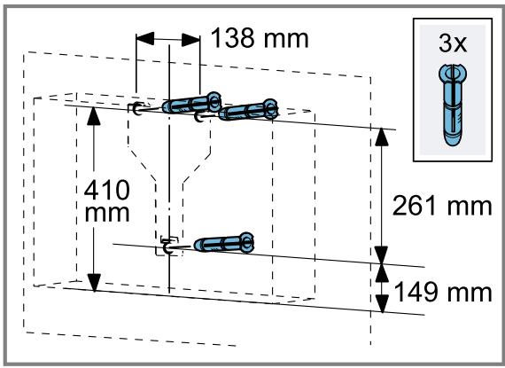 NEFF D96IMS1N0 - Préparation du mur - 3