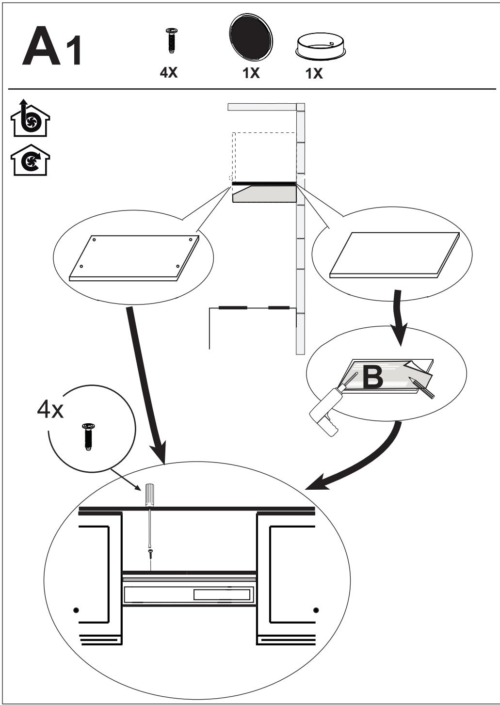 BEKO CFB6432XH - Aksesori Pemasangan - 10