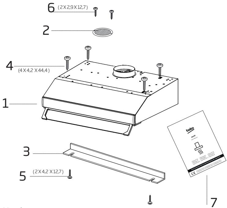 BEKO CFB6432XH - WARNING - 1