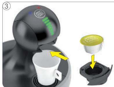 KRUPS DROP KP350B - DEUX CAPSULES (PAR EX. CAPPUCCINO) - 3
