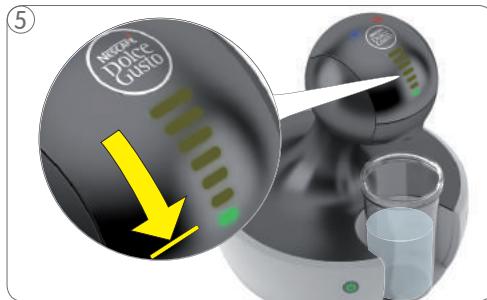 KRUPS DROP KP350B - PREMIERE MISE EN SERVICE - 5