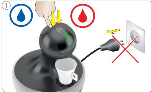 KRUPS DROP KP350B - ABSENCE DE LIQUIDE - CAPSULE / INJECTEUR BLOQUE? - 2
