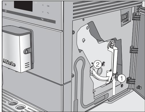 MIELE CM 5510 - Nettoyer l'unité de percolation et l'intérieur - 1