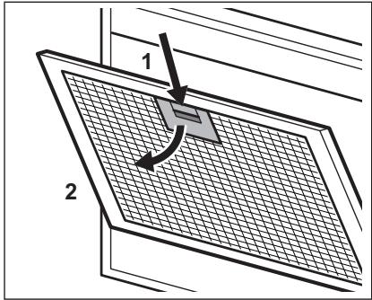 ELECTROLUX LFT426K - De filter reinigen: - 1