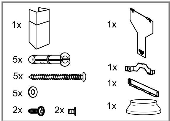 NEFF D95FHP1S0 - Scope of delivery - 2