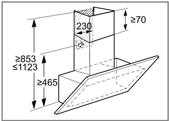 NEFF D95FHP1S0 - Appliance dimensions - 2