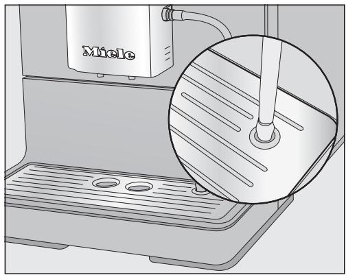 MIELE 5400  -  CM 5400 - Rincer le conduit de lait - 1