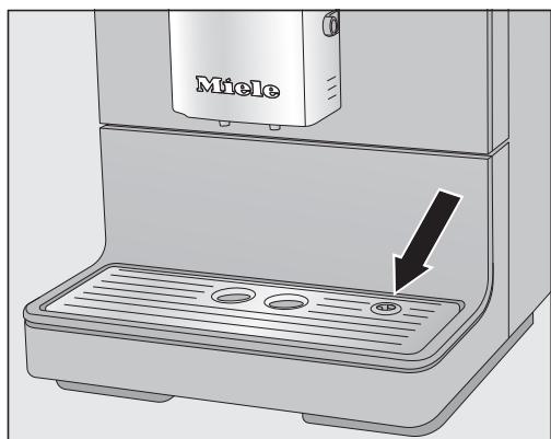 MIELE 5400  -  CM 5400 - Bac d'égoutage, bac à marc de café et plaque égoutoir en métal - 2