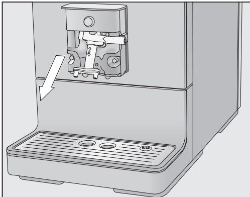 MIELE 5400  -  CM 5400 - Écoulement central avec cappuccinatore intégré - 2