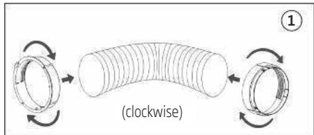 BEKO BP112H - Introduction to exhaust hose installation - 1