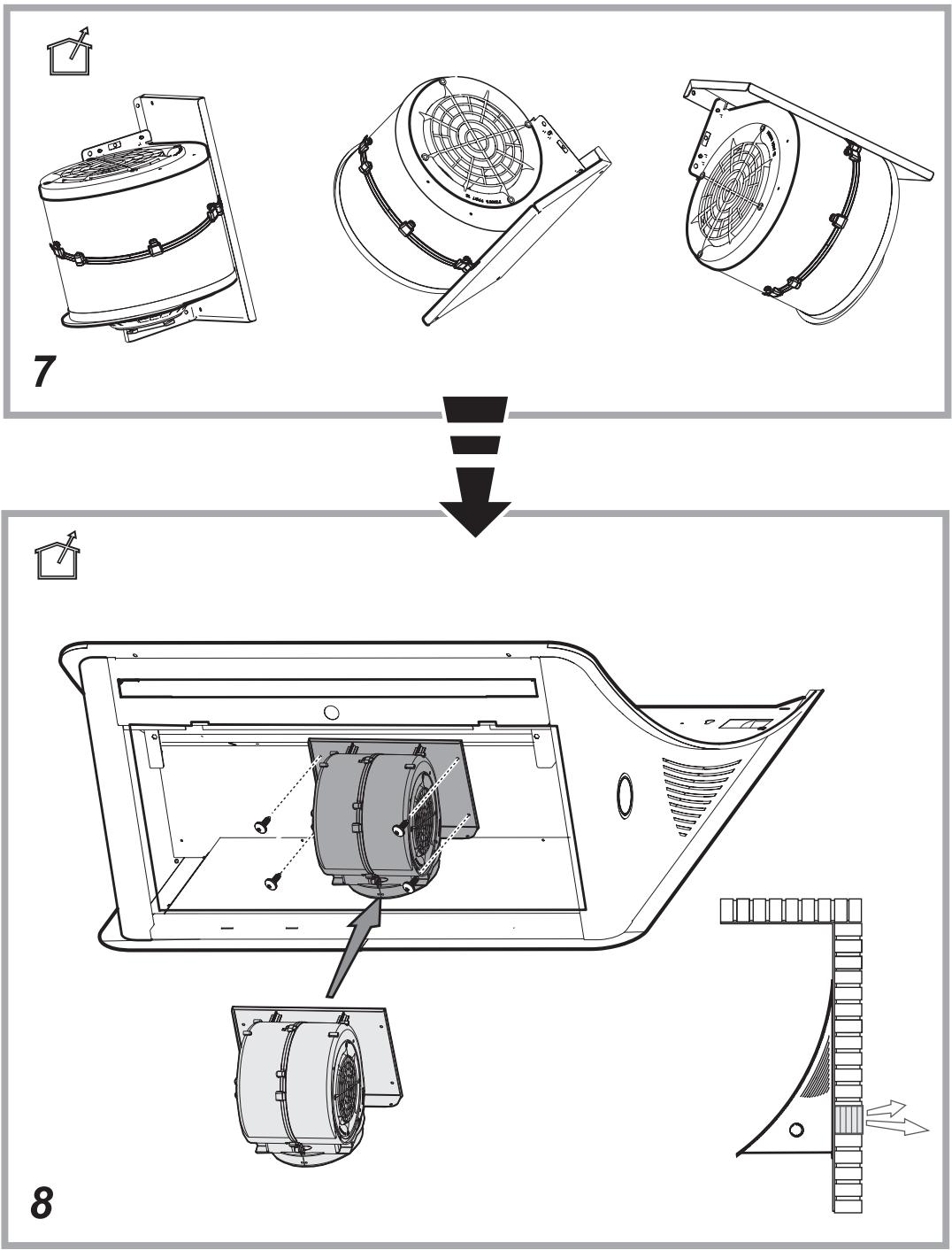 ELICA NUAGE DRYWALL - Replacing lamps - 10