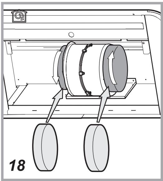 ELICA NUAGE DRYWALL - Replacing lamps - 29
