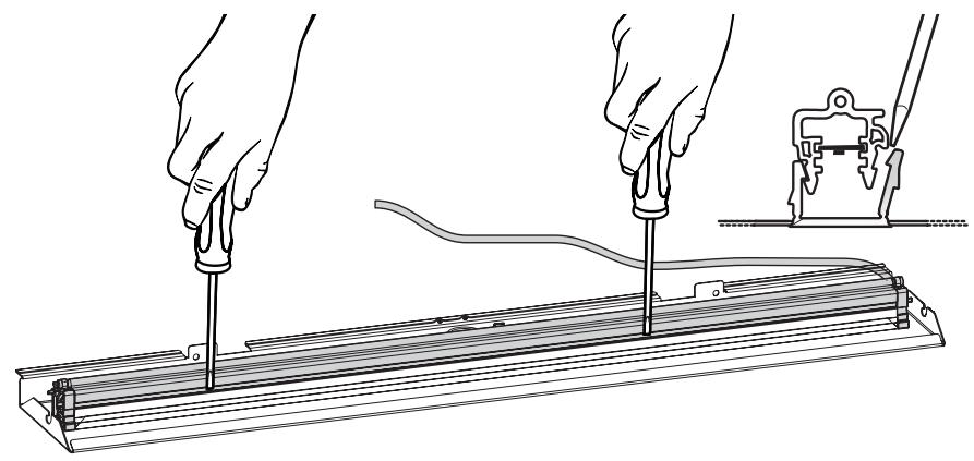 ELICA NUAGE DRYWALL - Replacing lamps - 31